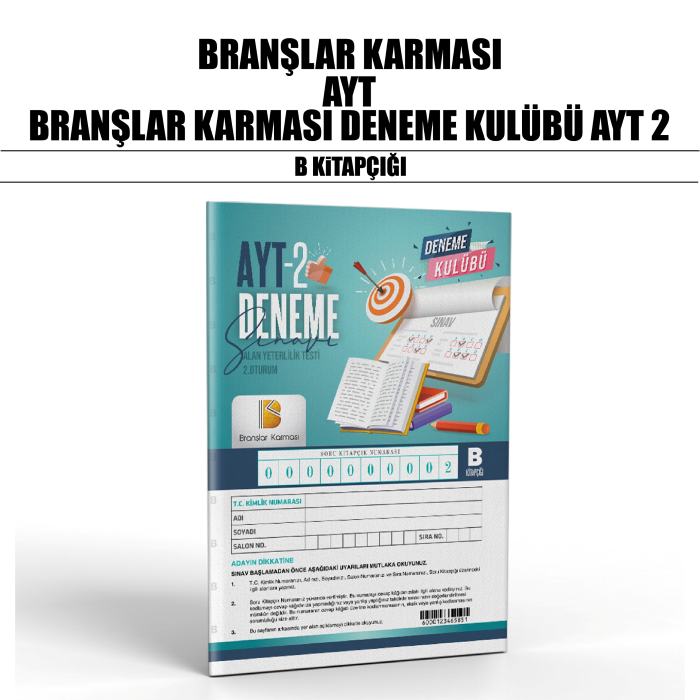 BRANŞLAR YKS AYT DENEME KULÜBÜ SNV 2-B - 2025-26